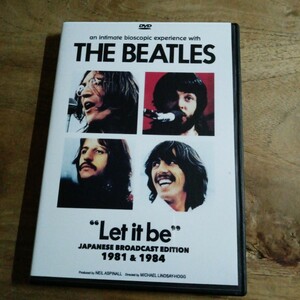 The Beatles Beatles movie Let it Be let *ito* Be tv telecast version 2 sheets set DVD John Lennon paul (pole) McCartney 