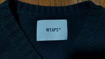 ■WTAPS 232MADT-KNM01 ニットベスト BLK size3■ ダブルタップスneighborhoodchallengerm&mfragmentsupremewakomariarats_画像5