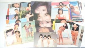 0KZ17◆2 山口百恵/浅野ゆう子/大場久美子 他 昭和レトロ アイドル 雑誌 切抜 付録 ポスター 大量セット まとめ/水着 明星 平凡 送:YP/60