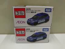 トミカ　AEON　イオン　No.73　スバル　フォレスター　スペイン警察仕様　２台　セット_画像1