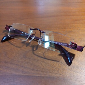 希少 廃番初期 チタン ファーストモデル SAMURAI SHO used美品 サムライショウ 眼鏡 S09-T1 #4 