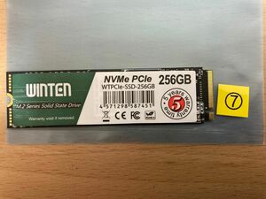 NVMe SSD 256GB WINTEN WTPCIe-SSD-256GB ⑦