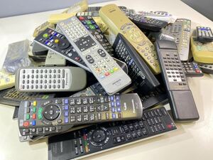 ★まとめ売り リモコン 70本 大量セット テレビ オーディオ エアコン セット 照明 シャープ ソニー パナソニック DVD 中古品 管理TO351