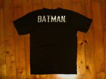 松☆TM&DC comics★バットマン『BATMAN』プリント 半袖Ｔシャツ M 黒　ブラック　グレイス製_画像7