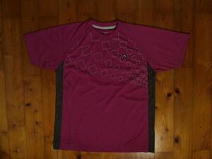 ☆松☆ヘッド☆HEAD☆ドライＴシャツ 半袖Tシャツ L　紫 パープル グレー　