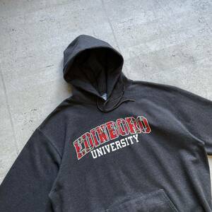 champion チャンピオン カレッジロゴ EDINBORO プルオーバー パーカー チャコールグレー XL