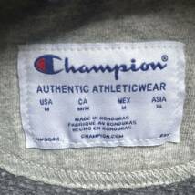 champion チャンピオン プリント ワンポイントロゴ クルーネック スウェット トレーナー チャコールグレー M_画像4