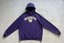 champion チャンピオン カレッジロゴ WASHINGTON プルオーバー パーカー パープル XL_画像2