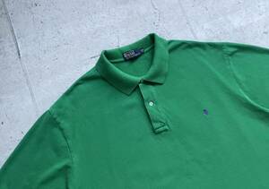 Polo Ralph Lauren маленький po колено рубашка-поло зеленый XXL rrl Ralph Lauren 