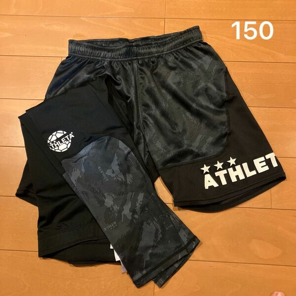 ATHLETA アスレタ ハーフパンツ ブラック サッカー