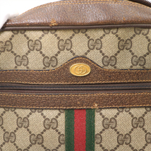 【ジャンク】グッチ GUCCI オールドグッチ シェリーライン レザー ショルダーバッグ 001-4071-5 レディース【xx】【中古】4000001801703266_画像7