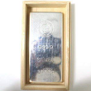  original silver virtue power TOKURIKI silver metal 1000g 1kg 999.9 silver in goto1 kilo ②[yy][ used ]