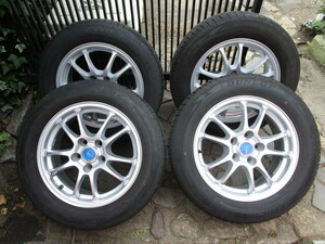 205/60R16エナセーブ　RV505 ブリジストンホイール　6.５J　PCD114.3 プリウスαに使用。中古品。ホイールちょっと傷のみノアヴォクシー