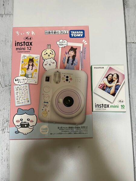 チェキ instax mini12ちいかわ新品未開封チェキカメラ 本体 タカラトミー インスタントカメラフィルム10枚追加 セット