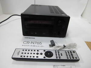 ONKYO ネットワークCDブラック onkyo CR-N765　ブラック　整備品
