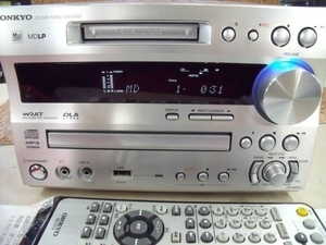 * high-end * working properly goods * ONKYO FR-N9NX CD/MD/USB/Tuner amplifier!MD installing last model! remote control other accessory!