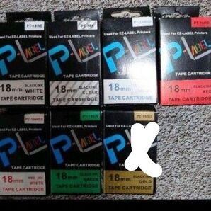 ネームランド 18ミリ 5個セット 互換テープカートリッジ