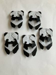  ручная работа оригами . Panda 5 шт стена поверхность украшение детский сад уход за детьми . объект 