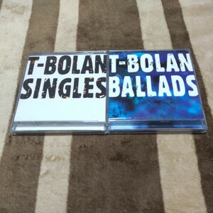 T-BOLAN BEST アルバム CD 2枚 セット「SINGLES」「BALLADS」森友嵐士 ベスト