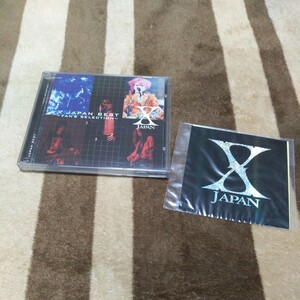 X JAPAN CD X JAPAN BEST~FAN'S SELECTION 初回限定盤 ベストアルバム ステッカー付き YOSHIKI HIDE TOSHI PATA HEATH TAIJI SUGIZO 