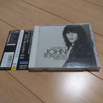 ザ・ベスト・オブ・ジョン・ボンジョヴィ1980～1983 CD 帯付き ベスト アルバム BEST BON JOVI 廃盤 レア 貴重_画像1