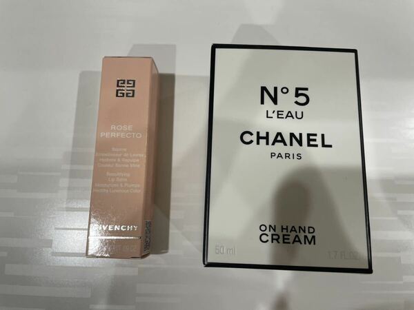 CHANEL シャネル CHANEL NO.5 ロー ハンドクリーム 、GIVENCHY ローズ・パーフェクト #201