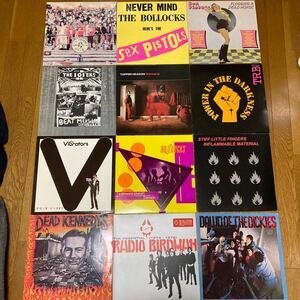 16枚セット Sex Pistols 101ers Radio Birdman Dead Kennedys Buzzcocks Dickies Vibrators Stiff Little Fingers Adicts LP レコード