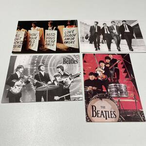 ビートルズ　THE Beatles ポストカード　4枚セット　絵葉書　絵はがき　ジョンレノン　ポールマッカートニー