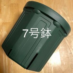 新品 スリット鉢　とんでもないポット　CSM-210 緑　モスグリーン　外径21cm 7号鉢