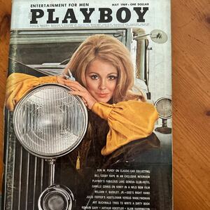 585 USA version Play Boy PLAYBOY 1969/5 Classic car bunny girl Vintage magazine sexy photograph fashion 