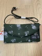 未使用　限定品　ドラえもん x PORTER （ポーター）LONG WALLET カーキ_画像1