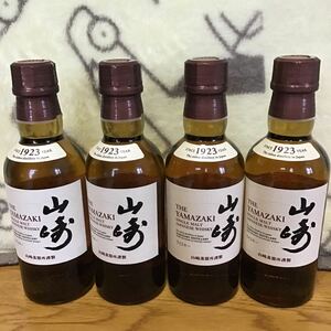 サントリー シングルモルトウイスキー 山崎 NV ミニボトル 180ml4本セット