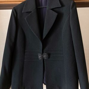イギンの礼服 喪服 スーツ ジャケット 13号 レディース ブラックフォーマル