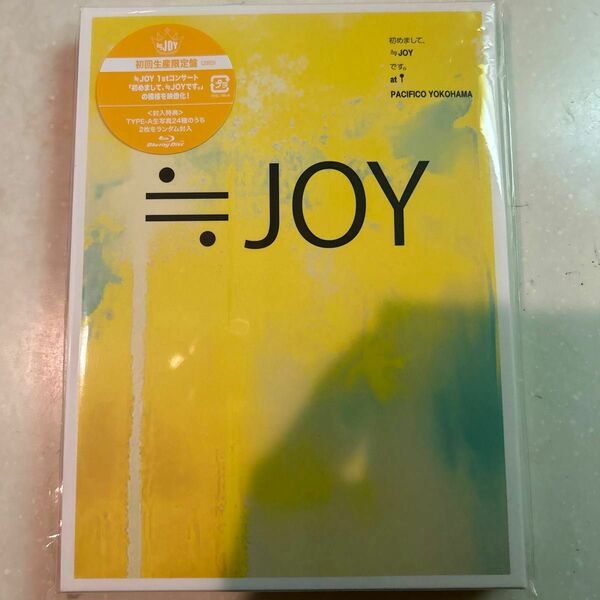 初回生産限定盤 2Blu-ray/≒JOY 1stコンサート 「初めまして、≒JOYです。」 24/4/24発売 