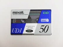 maxell ノーマルポジション音楽用カセットテープUD I 50 50分録音用　未使用未開封_画像1