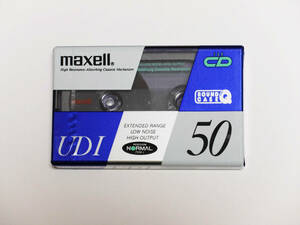 maxell ノーマルポジション音楽用カセットテープUD I 50 50分録音用　未使用未開封