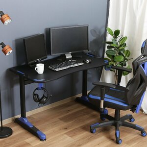  free shipping ge-ming desk writing desk . a little over desk computer desk Work desk tuba - distribution office desk width 120cm depth 67cm height 77cm blue new goods 