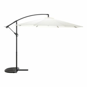  free shipping hanging parasol garden parasol hanging lowering gardening folding sun shade shade width 300cm height 240cm ivory new goods 