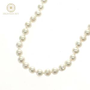 1円スタート 美品 パール ネックレス 真珠 pearl 55粒 55P 金具 留め具 K14 585 ジュエリー ペンダント アクセサリー レディース