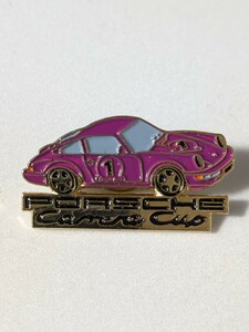 ★1990年代 ポルシェ純正カレラカップ ピンバッジ 964カップカー(ルビーストーンレッド) Porsche 964Cupピンズ (ROLAND BAUER STUTTGART)