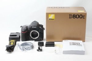 ◆ほぼ未使用◆Nikon ニコン D800E ボディ 僅か117ショット 付属品満載 元箱◇ME44647