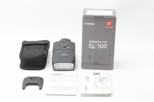 ◆新品同様◆キヤノン Canon SPEEDLITE EL-100 付属品完備 元箱◇44757