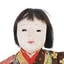 当時の日本の風俗や文化を反映した文化的価値のある逸品！江戸〜明治期ビンテージ 抱き人形 市松人形 日本人形 TTH605_画像7
