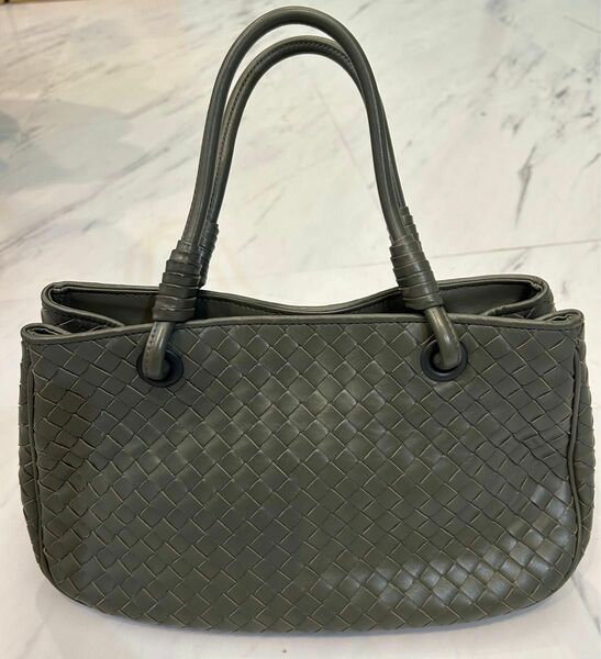 超美品 Bottega Veneta イントレチャート サッチェル15063