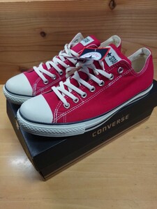 デッドストック★新品★未使用★タグ付き★CONVERSE コンバース コンバースオールスター ALLSTAR 28センチ★赤★インドネシア製★外箱なし