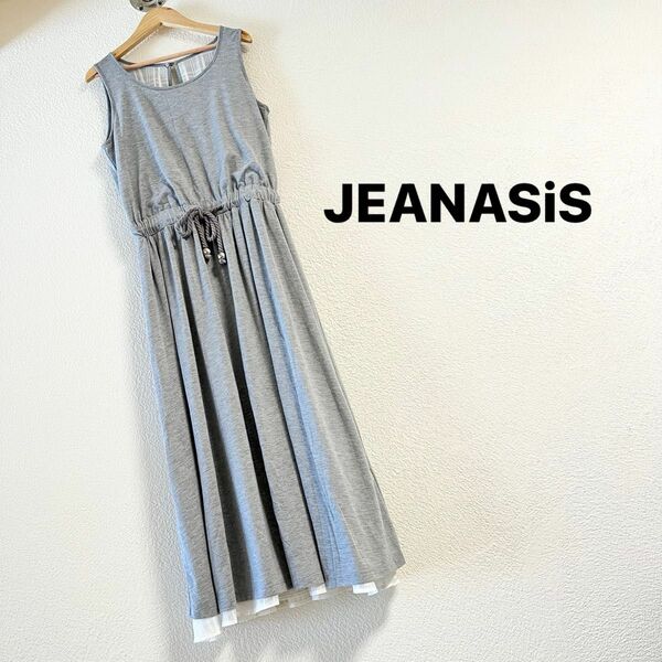 JEANASiS ジーナシス レディース ノースリーブ ロング ワンピース