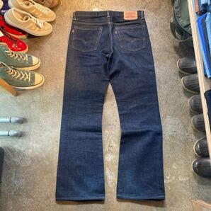 ビンテージ ヴィンテージ リーバイス LEVI'S デニム パンツ 517 濃紺 USA製 90s 90年代 イレギュラー バレンシアの画像2