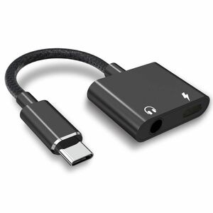 USB Type-C to 3.5mm (2023 MFi認証) USB-C to Aux Audio ドングルケーブル