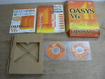 Windows 95/98 OASYS V6 オアシス 富士通 箱コワレ DISC2枚 スタートガイド 導入本_画像1