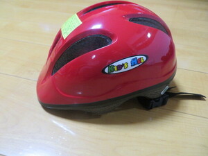 キッズ　子供用　自転車　ヘルメット　赤　サイズ　50センチ～５６センチ